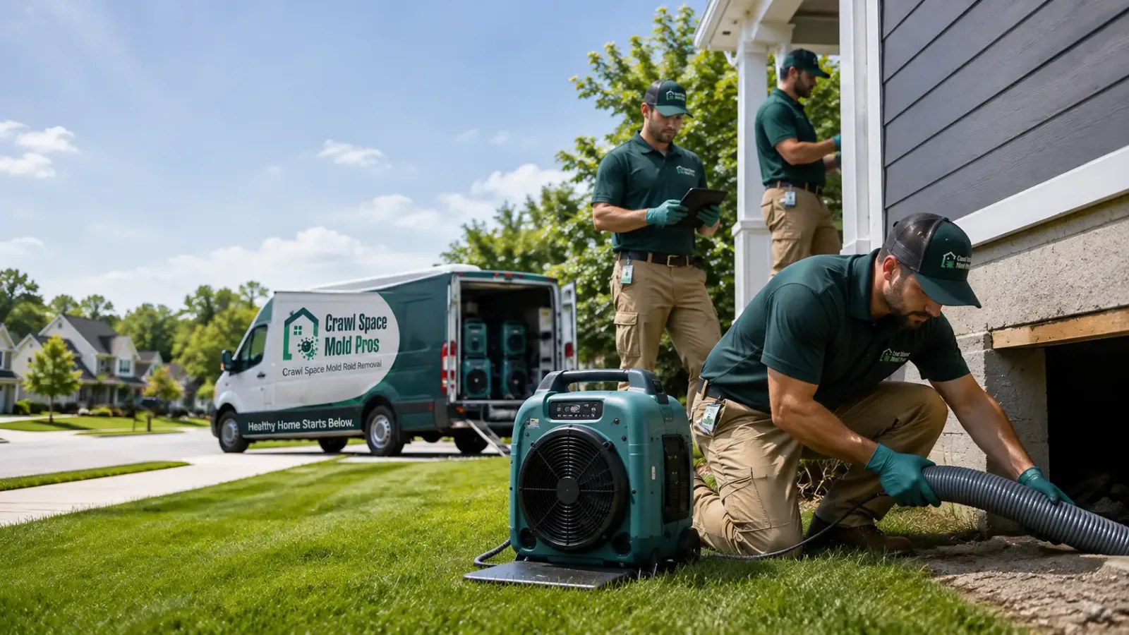 Crawl Space Mold Removal in Quincy, IL